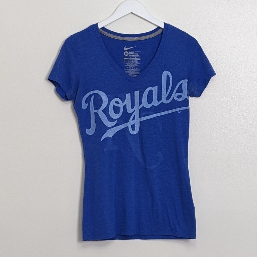 Nike Women's Medium Blue Kansas City Royals Short Sleeve T-shirt